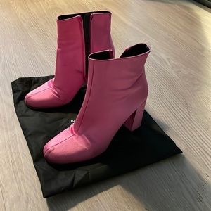 Saint Laurent Pink ankle boots